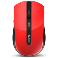 雷柏（Rapoo） 7200M 蓝牙多模式无线鼠标 蓝牙鼠标 蓝牙3.0/蓝牙4.0/无线2.4G 办公鼠标 静音鼠标 红色