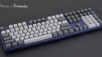 Cherry银轴、宝石蓝配色，初代One即将停产：Akko 艾酷 推出 Ducky One 最终版 机械键盘 