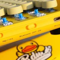 数码玩家的周边 篇四十四：佳达隆青轴，有线、蓝牙双模设计的洛斐小黄鸭键盘体验点评