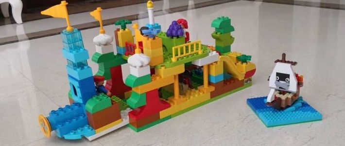 乐高拼搭 篇六:乐高得宝双层豪华游轮moc__什