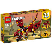 乐高(LEGO)积木 创意百变组Creator神秘怪兽7-12岁 31073 儿童玩具 男孩女孩生日礼物