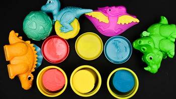 这个彩泥真好玩！Play-Doh 培乐多彩泥 恐龙工具组晒单