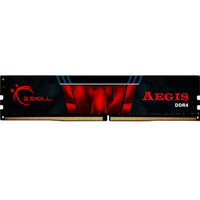 芝奇(G.SKILL) AEGIS系列 DDR4 2666 8G 台式机内存(黑红色)