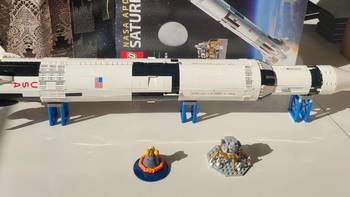 乐高 Ideas系列 21309 美国宇航局阿波罗土星五号玩具购买理由(工作|价格)