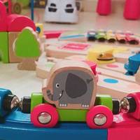 一岁宝宝的轨道小火车入门玩具推荐之“Hape 早旋律音乐轨道套”