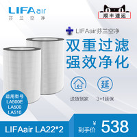 芬兰LIFAair HEPA滤芯LA22 适用于LA500空气净化器