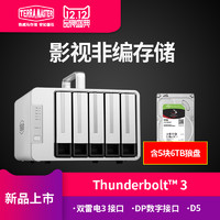 TERRAMASTER铁威马D5Thunderbolt3磁盘阵列双雷电3支持多种阵列柜