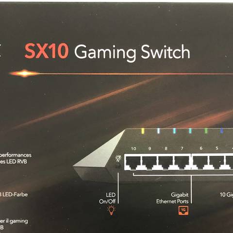 Netgear SX10 10G万兆交换机开箱