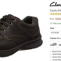 钱包钢镚叮当响，只能降级消费海淘，Clarks cortrell edge牛津鞋