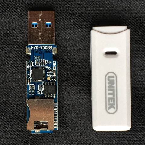 优越者 R002A USB3.0 SD/TF读卡器 拆解 & DIY改造升级