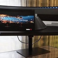 32：9、集成哈曼卡顿音箱：Lenovo 联想 发布 ThinkVision P44w 超宽显示器