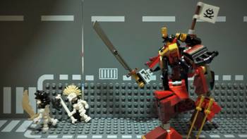 乐高手记 篇十一：我从未探索过的领域—LEGO 乐高 幻影忍者系列 70665 武士机甲
