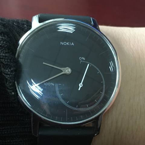 闲置大半年，功能有改善Nokia steel 智能手表