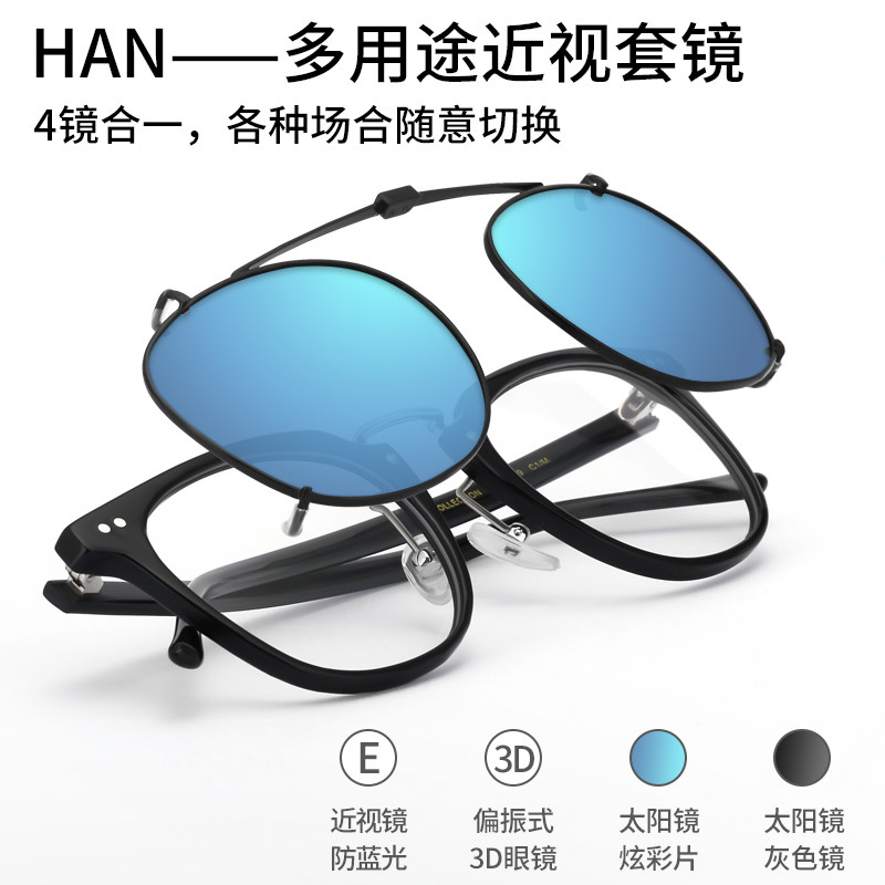 百元的防蓝光近视镜值不值得买—HAN眼镜开箱体验