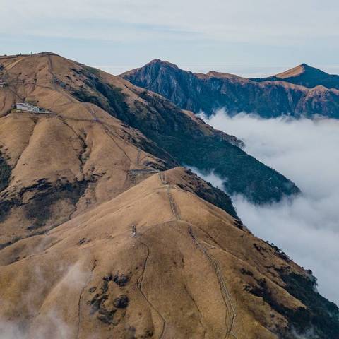 轻装徒步江西武功山