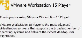 VMware Workstation Player 15免费版的探究 