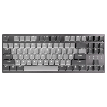 现在键盘都流行玩个性键帽了？杜伽K320深空灰白光限定版开箱