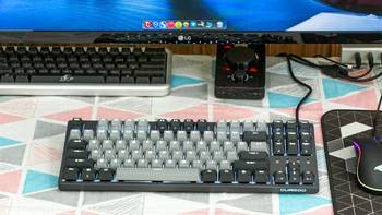 杜伽 K320 Corona 白光限定版 机械键盘，开箱简评
