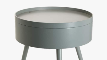 简约流行、带储物：Zara home 上新 一款大气灰色附盖圆桌