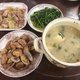 吃货打卡挑战DAY4：鱼头豆腐汤＋花甲＋咸菜猪肉＋空心菜