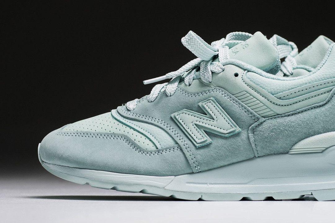 春日清新:new balance 997 全新 "mint" 配色来袭