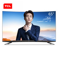 TCL 65Q960C 65英寸34核原色量子点 人工智能HDR超薄4K曲面电视（深空灰）