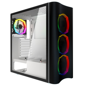 300元价位只此一例，磁吸式侧开门日常使用更方便——Tt（Thermaltake）挑战者H3 白色 中塔机箱