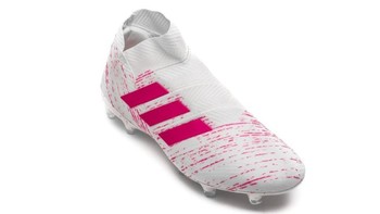 草莓圣代：adidas 阿迪达斯 推出 全新配色版 Nemeziz 18+ 足球鞋