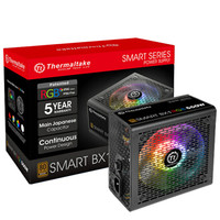 Tt（Thermaltake）额定550W Smart BX1 RGB 550W 电源（80PLUS铜牌/RGB256色风扇/多种灯光模式/日系电容）