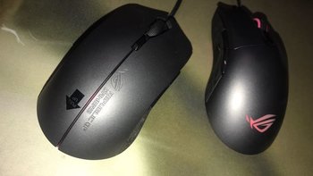 一个被开箱过的开箱，rog strix evolve鼠标p302开箱