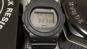 355元G-SHOCK经典方块-镜面表盘-卡西欧手表开箱评测