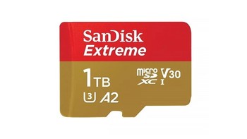 90MB/s读取、4K 视频随心录：SanDisk 闪迪 1TB 容量 microSD 卡开卖