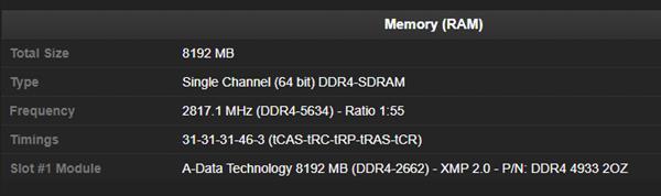 DDR4-5634MHz：ADATA 威刚 XPG 内存取得超频新纪录