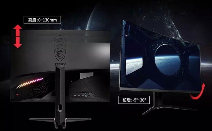 旗下首款4K HDR曲面屏：msi 微星 推出新款电竞显示器