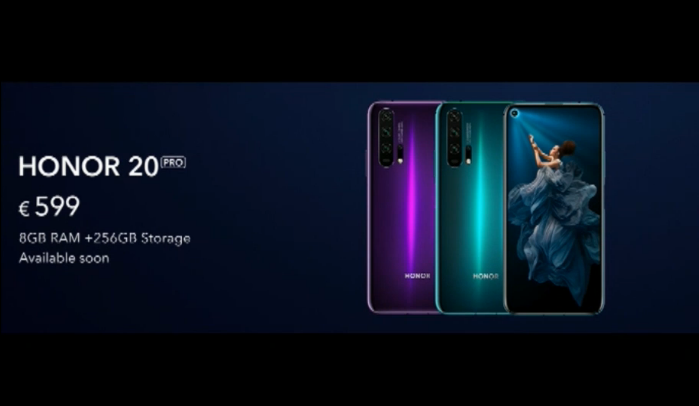 四摄致敬P30 Pro，侧键指纹识别：HONOR 荣耀 英国发布 3款荣耀20系列手机