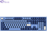 Akko One2机械键盘 有线键盘 游戏键盘 女性 电竞 108键 全尺寸 吃鸡键盘 海洋之星配色 樱桃茶轴 自营