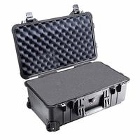PELICAN 派力肯 #1510 摄影器材防护箱中型拉杆箱 (黑色) 含标准海绵