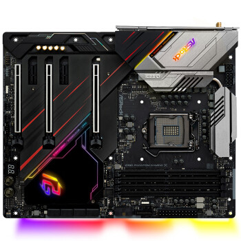 大概是市面上带金属 PCIE 装甲和背板中最便宜的一款主板。华擎 Z390 Phantom Gaming X 开箱评测