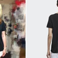 服饰快消品 篇一百二十一：背后半透明的Adidas neo W CS PLT BK TEE 女式T恤