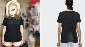 服饰快消品 篇一百二十一：背后半透明的Adidas neo W CS PLT BK TEE 女式T恤