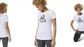胖胖买衣服 篇九：Reebok GS Texture Logo Crew 女子T恤