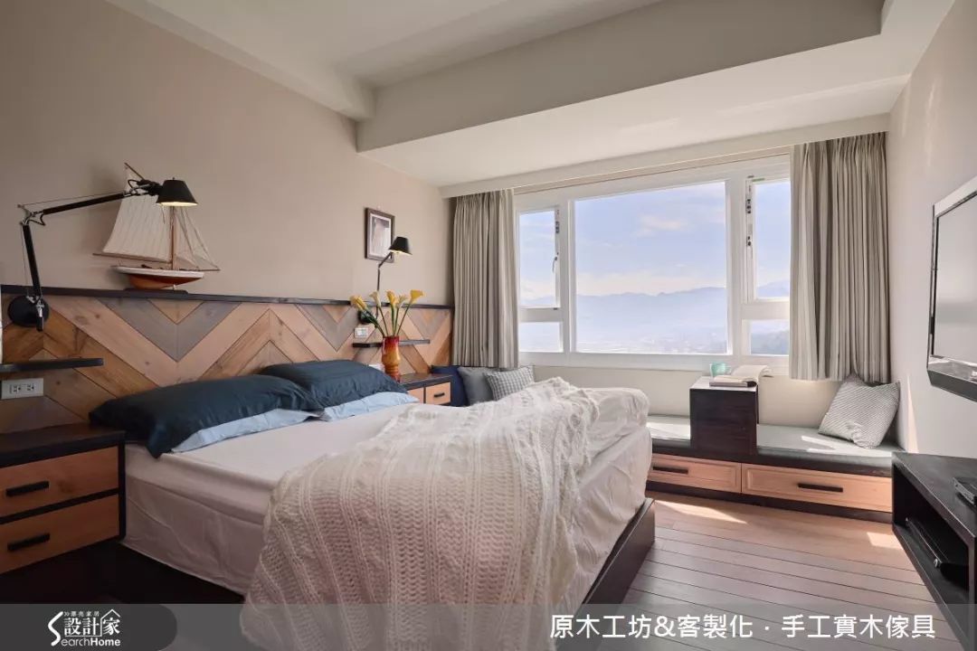 干货│台湾设计师的床头背景墙都这么玩，25种灵感小户型也适用！