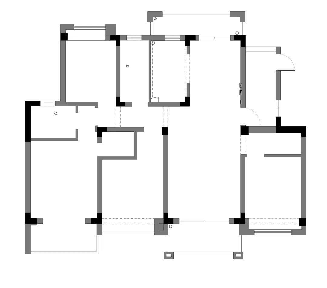 现代简约三居室∣130㎡推倒几道墙，换来大客厅、大厨房，还有简而不凡的轻奢范儿