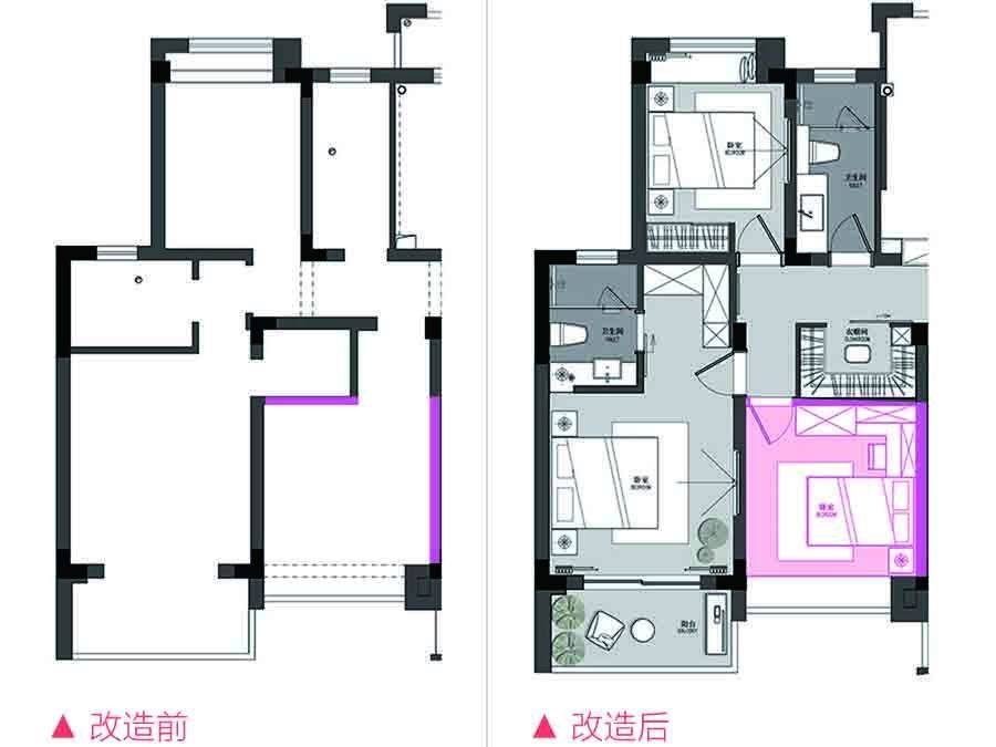 现代简约三居室∣130㎡推倒几道墙，换来大客厅、大厨房，还有简而不凡的轻奢范儿