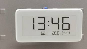 618就买了一个这玩意：米家温湿监测电子表，可以当电子墨水记钟表用