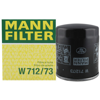 一直用一直放心，一直放心一直买-京东自营 曼牌(MANNFILTER)机油滤清器/机滤W712/73