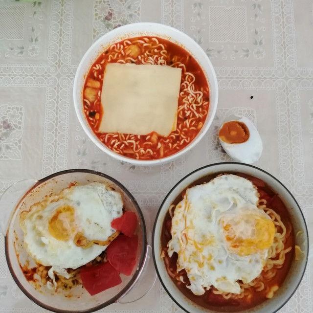 粉红色火鸡面初体验