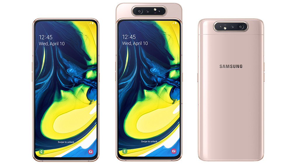 翻转摄像头全面屏，首发骁龙730G：SAMSUNG 三星 Galaxy A80手机 中国台湾上市