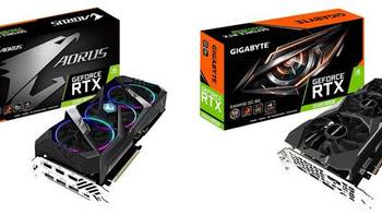 GIGABYTE 技嘉 发布 RTX 2080/2070/2060 SUPER AORUS、GAMING OC系列 六款非公版显卡