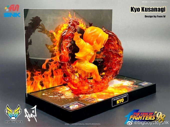 重返游戏:BigBoysToys 推出《拳皇98》草薙京限定版